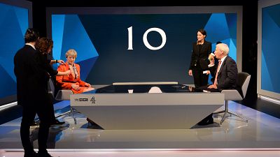 Corbyn and May battle over Brexit in TV campaign event