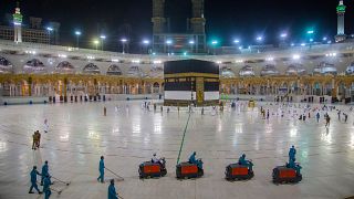 Mecca's Grand Mosque lies almost empty as Saudi gears up for downsized hajj