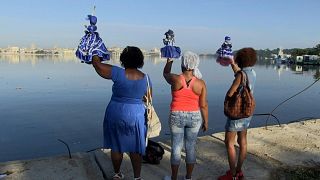 Cubans pray to Virgin of Regla for end of pandemic amid virus spike