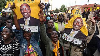 Ruto's supporters celebrate disputed election results