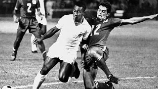 "King Pelé," the world's first football star