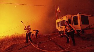Hughes Fire forces 50,000 to evacuate