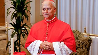 Vatican :  première apparition publique du pape Léon XIV