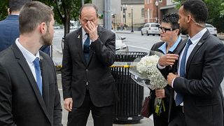 Israeli foreign minister identifies victims of shooting outside embassy in Washington
